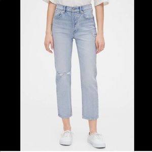 GAP High Rise Cheeky Straight Jeans